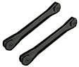 SET-MEMS25131-2 Front, Driver and Passenger Side, Lower Control Arm, Without ball joint(s), Supreme Series