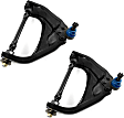 SET-MEMS25146-2 Front, Driver and Passenger Side, Upper Control Arm, Supreme Series