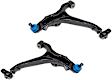 SET-MEMS25170 Front, Driver and Passenger Side, Lower Control Arm