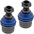 SET-MEMS25532-2 Front, Driver and Passenger Side, Lower Ball Joint Supreme Series
