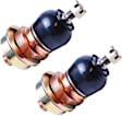 SET-MEMS25535-2 Front, Driver and Passenger Side, Upper Ball Joint Supreme Series