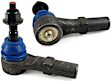SET-MEMS25609-F Front, Driver and Passenger Side, Outer Tie Rod End, Supreme Series