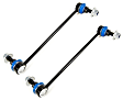 SET-MEMS25821-2 Front, Driver and Passenger Side Sway Bar Link, Supreme Series