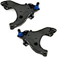 SET-MEMS30120 Front, Driver and Passenger Side, Lower Control Arm, Supreme Series