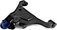 SET-MEMS30124-F Front, Driver and Passenger Side, Lower Control Arm, Supreme Series