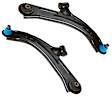 SET-MEMS30145 Front, Driver and Passenger Side, Lower Control Arm, With ball joint(s)