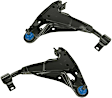 SET-MEMS40118 Front, Driver and Passenger Side, Lower Control Arm, With ball joint(s), Supreme Series