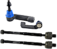 SET-MEMS40603 Front, Driver and Passenger Side, Outer Tie Rod End, Supreme Series