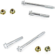 SET-MEMS40812-F Front, Driver and Passenger Side Sway Bar Link, Supreme Series
