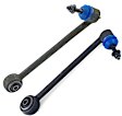 SET-MEMS501098 Front, Driver and Passenger Side, Lower, Rearward Control Arm, Supreme Series