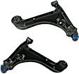 SET-MEMS50111 Front, Driver and Passenger Side, Lower Control Arm, With ball joint(s), Supreme Series