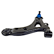 SET-MEMS50124 Front, Driver and Passenger Side, Lower Control Arm, With ball joint(s), Supreme Series