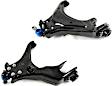 SET-MEMS50138 Front, Driver and Passenger Side, Lower Control Arm, With ball joint(s)