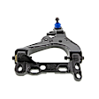 SET-MEMS50154 Front, Driver and Passenger Side, Lower Control Arm, With ball joint(s)