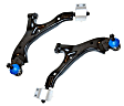 SET-MEMS50163 Front, Driver and Passenger Side, Lower Control Arm, With ball joint(s), Supreme Series