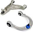 SET-MEMS50192-F Front, Driver and Passenger Side, Upper and Lower Control Arm, With ball joint(s), Supreme Series