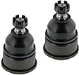 SET-MEMS50552-2 Front, Driver and Passenger Side, Lower Ball Joint Supreme Series