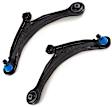 SET-MEMS601014-F Front, Driver and Passenger Side, Lower Control Arm, Supreme Series