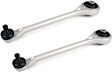 SET-MEMS70113-2 Rear, Driver and Passenger Side Control Arm, With ball joint(s), Supreme Series