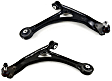 SET-MEMS70131 Front, Driver and Passenger Side, Lower Control Arm, Supreme Series