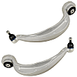 SET-MEMS70145 Front, Driver and Passenger Side, Lower, Rearward Control Arm, Supreme Series