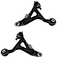 SET-MEMS70156 Front, Driver and Passenger Side, Lower Control Arm, Without ball joint(s), Supreme Series