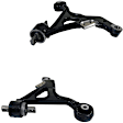 SET-MEMS70156 Front, Driver and Passenger Side, Lower Control Arm, Without ball joint(s), Supreme Series