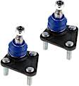 SET-MEMS70500-2 Front, Driver and Passenger Side, Lower Ball Joint Supreme Series