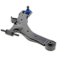 SET-MEMS80100 Front, Driver and Passenger Side, Lower Control Arm, With ball joint(s), Supreme Series