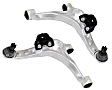 SET-MEMS801125 Rear, Driver and Passenger Side, Upper Control Arm, Supreme Series