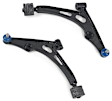 SET-MEMS80128 Front, Driver and Passenger Side, Lower Control Arm, With ball joint(s), Supreme Series