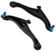 SET-MEMS80195 Front, Driver and Passenger Side, Lower Control Arm, Supreme Series