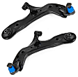SET-MEMS861030 Front, Driver and Passenger Side, Lower Control Arm, Supreme Series
