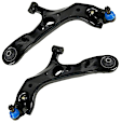 SET-MEMS86163 Front, Driver and Passenger Side, Lower Control Arm, With ball joint(s)