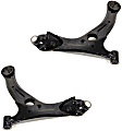 SET-MEMS86193 Front, Driver and Passenger Side, Lower Control Arm, Supreme Series
