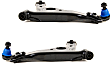 SET-MEMS86193 Front, Driver and Passenger Side, Lower Control Arm, Supreme Series