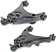 SET-MEMS90104 Front, Driver and Passenger Side, Lower Control Arm, With ball joint(s)