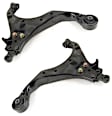 SET-MEMS90125 Front, Driver and Passenger Side, Lower Control Arm, Without ball joint(s), Supreme Series