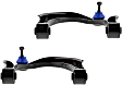 SET-MEMS90158 Front, Driver and Passenger Side, Upper Control Arm, With ball joint(s), Supreme Series