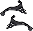 SET-MEMS90160 Front, Driver and Passenger Side, Lower Control Arm, Supreme Series