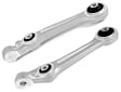 SET-MEMS90187 Front, Driver and Passenger Side, Lower, Rearward Control Arm, Without ball joint(s), Supreme Series