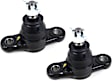 SET-MEMS90506-2 Front, Driver and Passenger Side, Lower Ball Joint Supreme Series
