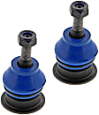 SET-MEMS90512-2 Front, Driver and Passenger Side, Upper Ball Joint Supreme Series