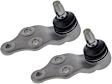 SET-MEMS90523-2 Front, Driver and Passenger Side, Lower Ball Joint Supreme Series