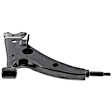 SET-MEMS9807 Front, Driver and Passenger Side, Lower Control Arm, Without ball joint(s)