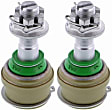 SET-METXK80026-2 Front, Driver and Passenger Side, Upper Ball Joint TTX Series