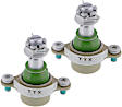 SET-METXMS40526-2 Front, Driver and Passenger Side, Lower Ball Joint TTX Series