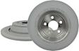 SET-MIBRRF393-2 Rear Brake Disc, Plain Surface, 5 Lugs