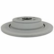 SET-MIBRRF393-2 Rear Brake Disc, Plain Surface, 5 Lugs