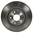 2019 Ford Fusion - Front Brake Disc, Plain Surface, 5 Lugs, 6-Speed, Automatic Transaxle, transmissionmfrcode : 6F35, OE Design, Except Plug-In Hybrid